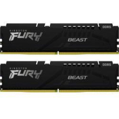 Пам'ять для настільних комп'ютерів Kingston FURY 16 GB (2x8GB) DDR5 4800 MHz Beast (KF548C38BBK2-16)