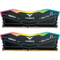 Пам'ять для настільних комп'ютерів TEAM 32 GB (2x16GB) DDR5 6400 MHz T-Force Delta RGB Black (FF3D532G6400HC40BDC01)