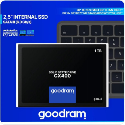 SSD накопичувач GOODRAM CX400 Gen.2 1 TB (SSDPR-CX400-01T-G2)