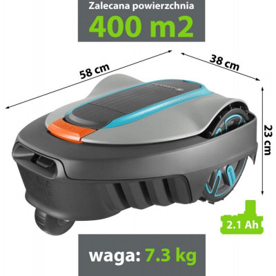 Газонокосарка-робот Gardena Sileno City 400 (15004-32)