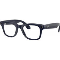 Смарт-окуляри Ray-Ban Meta Wayfarer Gen 2 Shiny Cosmic Blue/Clear Sapphire (RW4012 6628/MF 50-23)