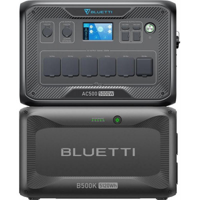 Зарядна станція BLUETTI AC500 5000W + B500K 5120Wh (AC500+B500K)