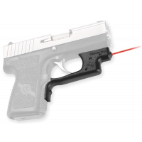 Crimson Trace LG437 Laserguard 5mW Red Laser with 633nM Wavelength & 50 ft Range Black Finish for 9mm Luger & 40 S&W Kahr CW, PW