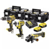 Набір із 3 акумуляторних інструментів DeWALT DCK384P2T