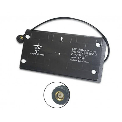 FPV антена Maple 5,8 ГГц 17 дБі SMA AAT патч-антена патч 5.8G 5.5G карт для SIYI HM30