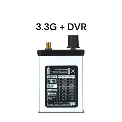 Відеоприймач RushFPV 3.3G VRX на 16 каналів з функцією відеозапису (DVR) приймач відео