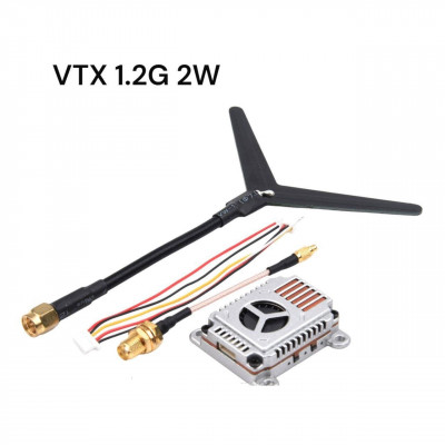 Відеопередавач FPV 1.2G 1.2GHz 2W VTX fpv tx transmitter