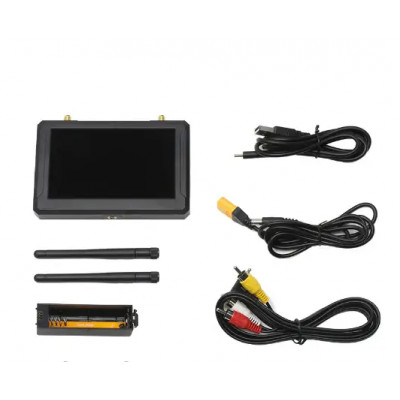 Монітор Skyzone M5 DVR 5 дюймовий 800х480 5.8GHz 48CH L Band 5.8 ГГц