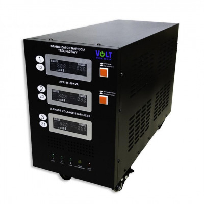 Стабілізатор напруги Volt Polska AVR PRO 10000VA 3% 3F (5AVX3F0100)