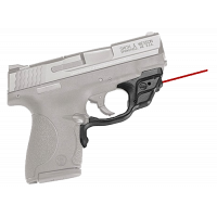 Crimson Trace LG489 Laserguard 5mW Red Laser with 633nM Wavelength & 50 ft Range Black Finish for 9mm Luger & 40 S&W S&W M&P Shield, M&P Shield M2.0 (Except EZ & Plus Variants)