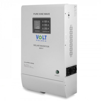 Інвертор сонячний Volt Polska SINUS PRO 3000 S 48/230V (2100/3000W) + 60A MPPT Інвертор сонячний Volt Polska SINUS PRO 3000 S 48/230V (2100/3000W) + 60A MPPT