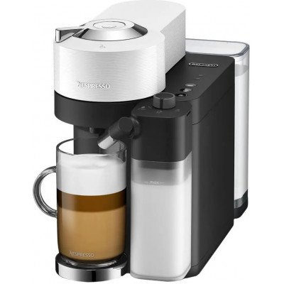 Капсульна кавоварка еспресо Delonghi Vertuo Lattissima White ENV 300.W