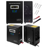 Гібридний ДБЖ/інвертор Volt Polska SINUS PRO 2000 W 24/230V 1400/2000W (3SP200024W)