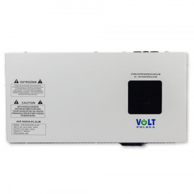 Стабілізатор напруги Volt Polska AVR 3000VA 8% SLIM