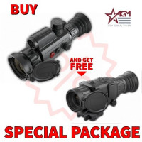 AGM Varmint LRF TS35-640 Thermal Imaging Rifle Scope with built-in Laser Range Finder, 12um, 640x512 (50 Hz), 35mm lens Package