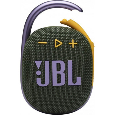 Портативні колонки JBL Clip 4 Green (JBLCLIP4GRN)