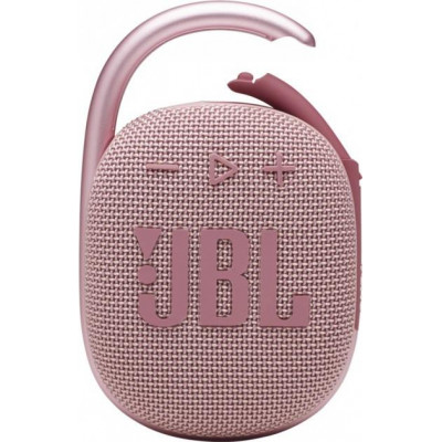 Портативні колонки JBL Clip 4 Pink (JBLCLIP4PINK)