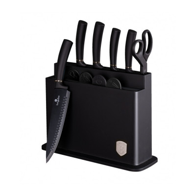 Набір ножів з дошками Berlinger Haus Black Silver Collection 11 предметів (BH-2492)