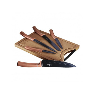 Набір ножів із 6 предметів Berlinger Haus Metallic Line Rose Gold Edition (BH-2575)