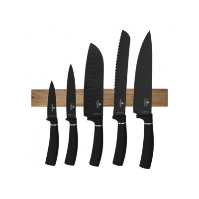 Набір ножів із 6 предметів Berlinger Haus Black Silver Collection (BH-2885)