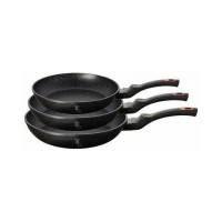 Набор cковородoк из 3 предметов Berlinger Haus Black Rose Collection (BH-6158)