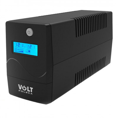 Лінійно-інтерактивний ДБЖ Volt Polska MICRO UPS 600 7Ah 360/600W LCD (5UP0600070)