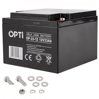 Акумулятор Volt Polska AGM OPTI 12V 33 Ah VRLA