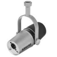 Мікрофон студійний, для ПК/ для стрімінгу, подкастів Shure MV7 Silver (MV7-S)