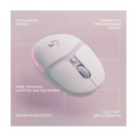 Миша Logitech G705 Lightspeed Wireless Gaming White (910-006367)