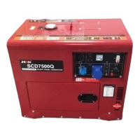 Дизельний SCD 7500Q генератор SENCI max 5.5 кВт у шумозахисному кожусі