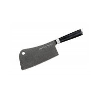 Сокирка кухонний для м'яса 180 мм, Samura "MO-V Stonewash" (SM-0040B)