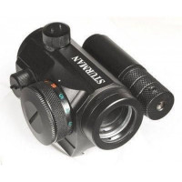 Приціл коліматора Sturman 1X20 с лазерным целеуказателем на WEAVER 