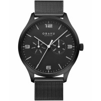 Чоловічий годинник Obaku Ask Charcoal V249GMBBMB