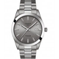 Чоловічий годинник Tissot Gentleman Titanium T127.410.44.081.00 (T1274104408100)