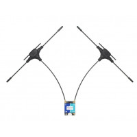 Приймач RX ELRS Gemini Xrossband 900MHz/2.4GHz LR1121 з двома антенами GEPRC