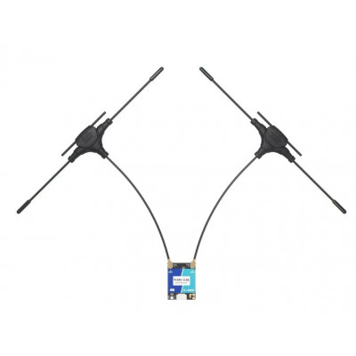 Приймач RX ELRS Gemini Xrossband 900MHz/2.4GHz LR1121 з двома антенами GEPRC