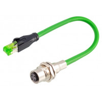 Конектор M12 CAZN CM07-M12-F-S4D/RJ45-0.5M
