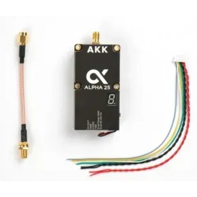 Відеопередавач (VTX) AKK Alpha 25W 4.9G-6G 96CH (A25)