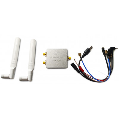 Підсилювач сигналу 2.4G + 5.8GHz ACASOM 1 вхід - 2 виходи 4W