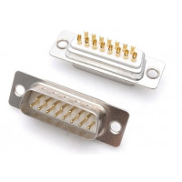 Конектор DB15 2u Gold RS232 COM-порт Male