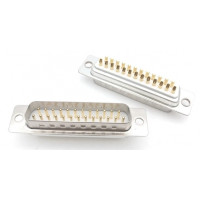 50 шт - Конекторы DB25 2u Gold Male