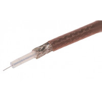 Кабель антенний QJ RG174 PTFE коричневий (200 метрів)