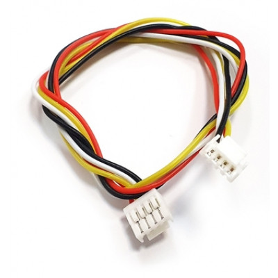 50 шт - Кабель силіконовий Micro JST GH F 4 pin - Micro JST GH F 4 pin 30AWG (200 мм)