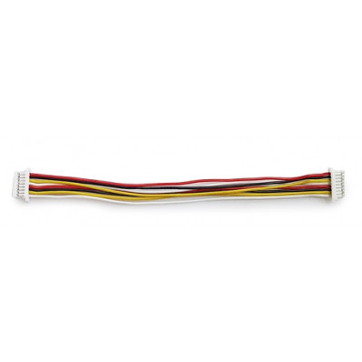 50 шт - Кабель силіконовий Micro JST SH1.0 F 8pin - Micro JST SH1.0 F 8pin 32AWG (100 мм)