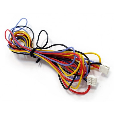 50 шт - Кабель силіконовий Micro JST-GH F 4 pin - Micro JST-GH F 4 pin 30AWG (1200 мм)