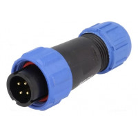 50 шт - Конектори WEIPU SP1310/P4 4pin тато IP68