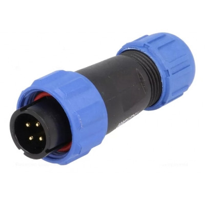 50 шт - Конектори WEIPU SP1310/P4 4pin тато IP68