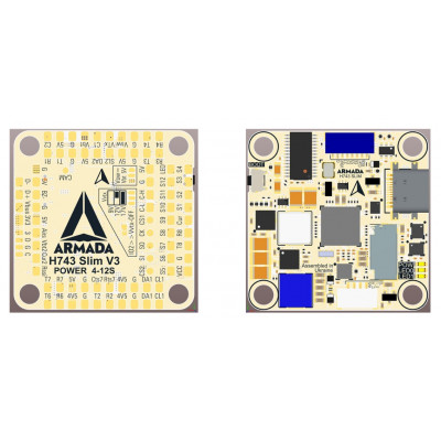 Політний контролер для мультикоптера ARMADA H743 SLIM V1 ICM42688Px2