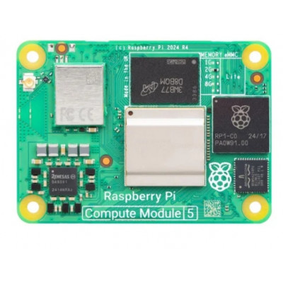 Обчислювальний модуль Pi Compute Module 5 (CM5) 4GB RAM 32GB eMMC Rev5 (без WIFI) CM5004032 Raspberry