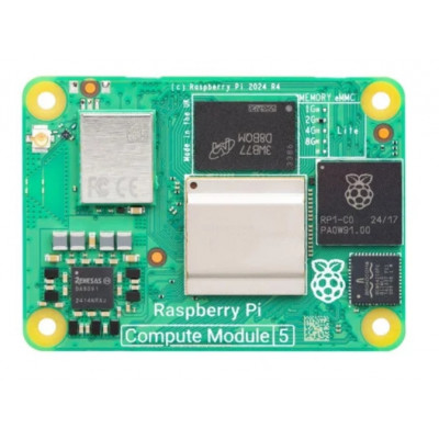 Обчислювальний модуль Pi Compute Module 5 (CM5) 4GB RAM 32GB eMMC Rev5 + WIFI CM5104032 Raspberry